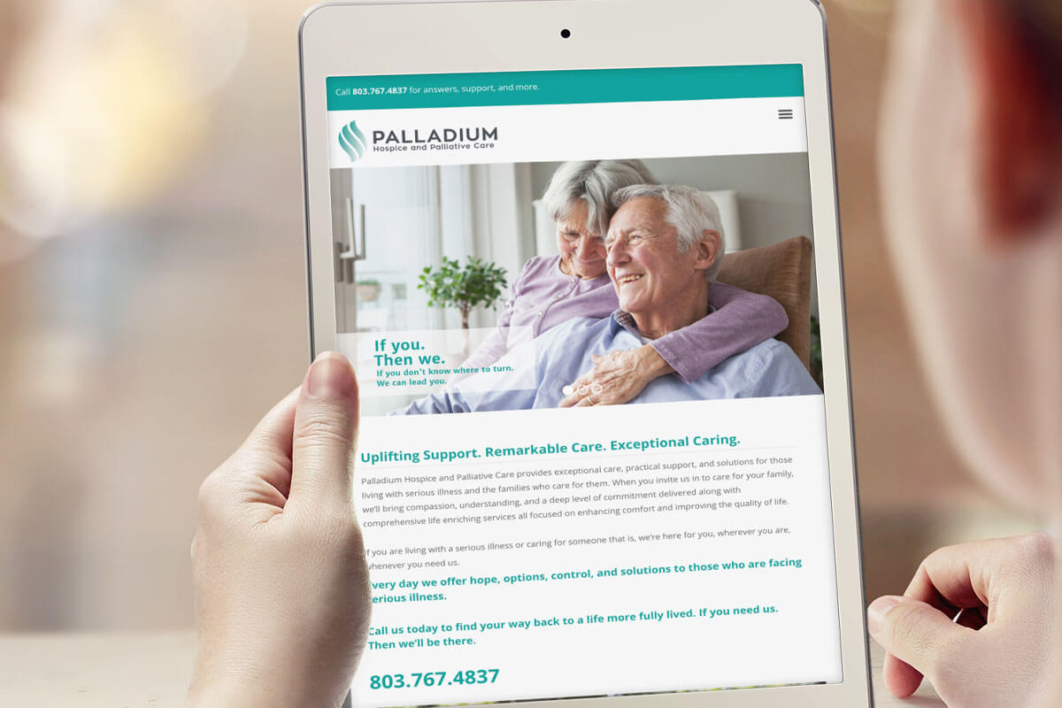 hospice responsive website design hospice marketing raleigh nc